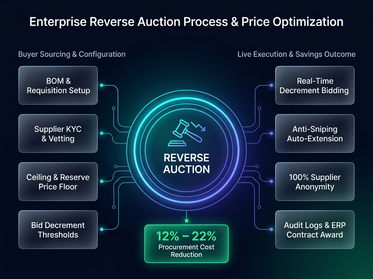Reverse Auction Process Flowchart